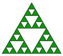 생각펼치기 시어핀스키삼각형에서규칙찾기 자기닮음도형인시어핀스키삼각형에대해서알아보고, 각단계가만들어지는원 리를찾아보자. 0 단계 1 단계 2 단계 3 단계 자기닮음의성질을지닌시어핀스키삼각형에서단계별로만들어지는작은색칠된삼각형 들의개수를생각해보자.