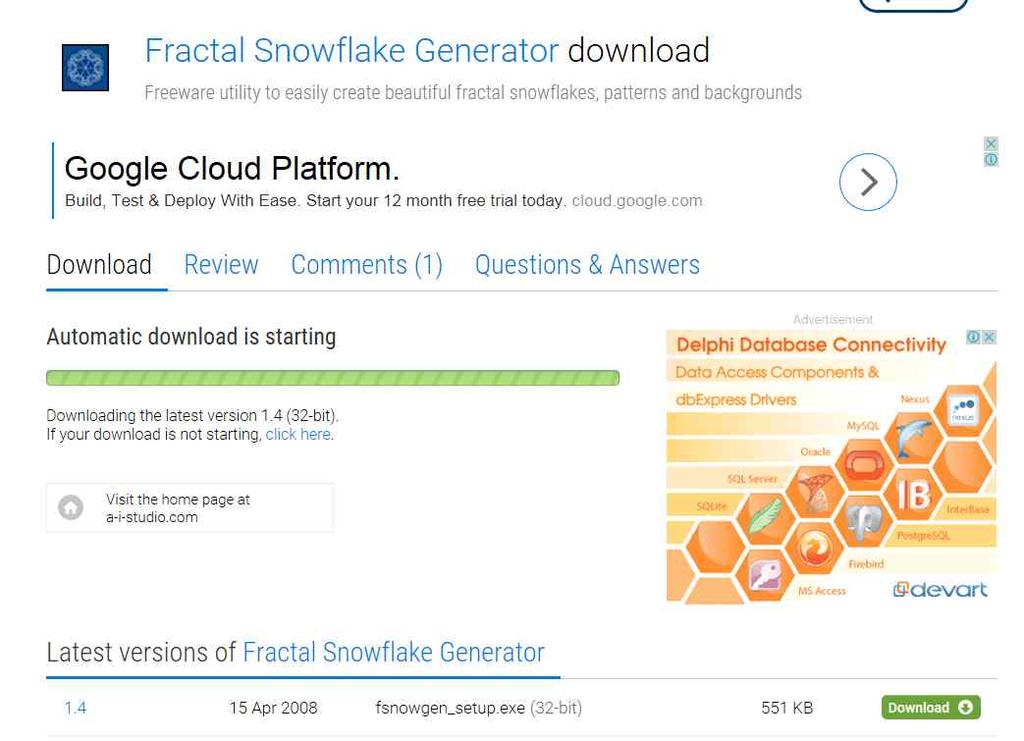 fractal-snowflake-generator 로눈결정만들기 01 다운로드웹주소 http://downloads.informer.com/fract al-snowflake-generator/1.