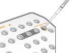 MiniSeq 시스템 Denaturation 및희석라이브러리안내서 ( 문서번호 1000000002697) 를참조하십시오. 라이브러리희석액을 16 번저장소의시약카트리지에장착합니다.