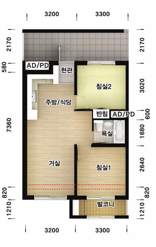 Namyangju Byeollae ABL Unit Plan 매력적인분위기의스타일리쉬한공간