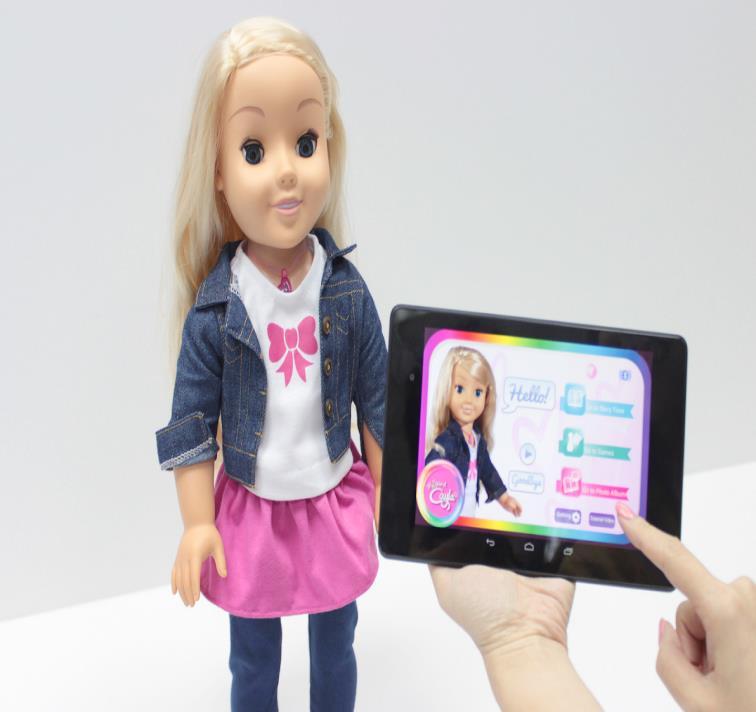 도청우려되는대화형인형 Cayla 독일사용금지 독일 2017 년 2 월 17 일도청위험성대화형인형 My Friend Cayla App 사용금지 Cayla 는미국 Genesis Toys 제조,
