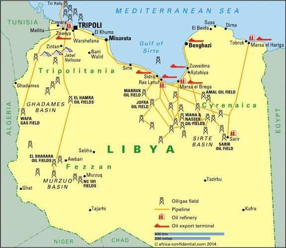 통합정부가자리를잡게되면 NOC 의원유생산량을 2배로늘릴계획이라고밝힘 (2016.4.21). 리비아는 2014 년 6월총선에서승리한동부 Baida 지역의非이슬람계정부와선거에서패배하고수도트리폴리를장악한이슬람계정부로분열되어있음.
