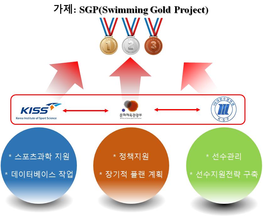 아시아수영선진국의지원시스템분석및비교 더욱강화하기위해서는정부나연맹이더욱더적극적으로정책적지원과상호협력체계를구축해야할것으로판단된다.