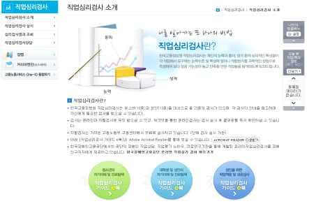 홈페이지주소 : http://www.work.go.kr/consltjobcarpa/jobpsyexam/jobpsyexamintro.do 심사및합격자발표 서류전형심사 : 5. 4( 금 ) ~ 5. 7.( 월 ) 서류전형합격자발표 : 5. 8.