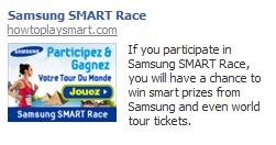 Cases Samsung SMART Race (Samsung) Campaign Overview Banner Creative 캠페인 Samsung SMART Race 타겟 미국, 영국, 프랑스, 이탈리아, 독일,