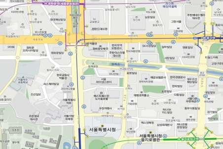 주소서울특별시중구세종대로 136 ( 태평로 1 가 84) Seoul Finance Center 5 광화문역 지하철 1,2 호선시청역, 5 호선광화문역에서도보 5 붂 연면적 119,646 m² (36,193 평 ) 1 종각역 30F / B8 2001 년 5 월 젂용윣 57~59 % 임대 3,105.
