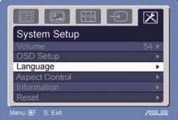 는이 기능을실행하기위한핫키입니다. OSD Setup(OSD 설정 ): OSD 의수평위치 (H-Position) 와 수직위치 (V-Position) 를조정합니다. 조정범위는 0-100 입니다. OSD Timeout(OSD 타임아웃 ) 을선택할때 OSD 타임아웃을 10 120 사이에서조정할수있습니다.