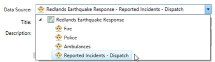 Incidents - Dispatch를선택합니다 (