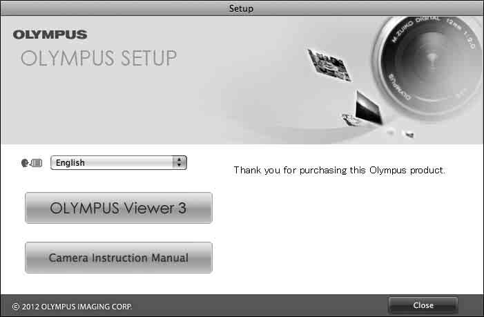 OLYMPUS Viewer 3 Windows XP ( 서비스팩 2 이상 )/ 운영체제 Windows Vista / Windows 7/ Windows 8 팬티엄 4 1.3GHz 이상프로세서 ( 동영상용으로는 Core 2 Duo 2.
