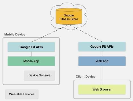 수집된데이터가순환되어다시이용자들에게개인화된정보를제공하게한다. 즉, 개발자들이 Google Fit 을통해건강관련앱을구축하고이를통해수집된데이터들이다시앱과브라우저를통해이용자에게알맞은정보를제공하는구조를갖는다. Google Fit 은 Google Glass 의활용영역을확대하기위해애플리케이션써드파티개발자와같은외부협력자들과함께할수있는생태계를강화할수있다.