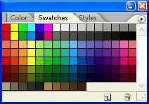 Color 팔레트를이용하는경우에는전경색과배경색을변경하며 RGB 코드값을넣어서 색상을선택한수있다.