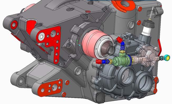 PTC Creo 로이문제점해결전체어셈블리를빠르게로드하고필요에따라특정부분을세부적으로나타냅니다.