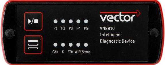 장치의설명 2.1 제품의구성 내용제공되는제품에는다음이포함되어있습니다. > VN8810 지능형진단장치 > WiFi 안테나 (2 개 ) > USB3.0 케이블 (A-B, 1.8m) > VN8800 장치관리자 CD 2.