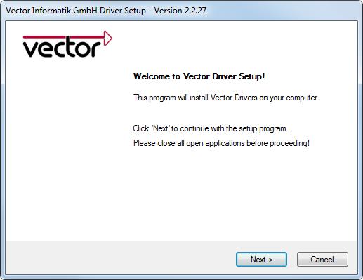 시작하기 3.1 드라이버설치 일반정보 Vector Driver Disk 는 Vector 사의장치들의설치와제거를위한드라이버설치기능을 제공합니다. 주의 : 이하의단계들을수행하기위해서는관리자의권한이필요합니다. 1. 제공되는 USB 케이블을사용하여장치를 PC 에연결하기전에자동시작메뉴또는 \Drivers\Setup.