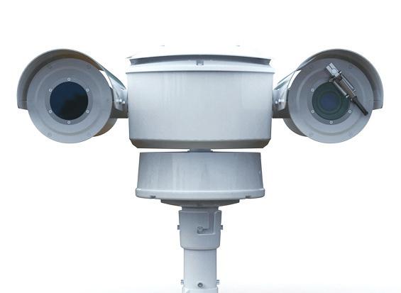 TPV-BDS TPV-BDS MULTI SENSORS PTZ CAMERA MULTI SENSORS PTZ CAMERA Imaging Camera QUET(이미지 품질 향상 기술)로 인한 최대 720 x 480 해 상도 픽셀 피치 : 25 온도 측정 모델 가능 (옵션) IP68 등급의 완전 방수 열화상 카메라 36X D1 Zoom Camera