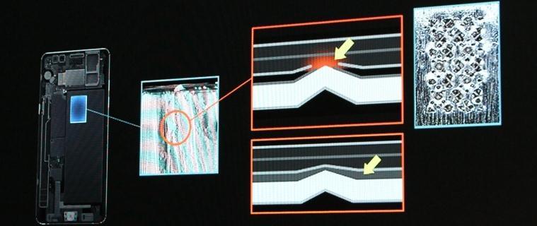 갤럭시노트 7 배터리결함 : 삼성 SDI 자료 : CNET 갤럭시노트 7 배터리결함 : ATL 자료 : CNET 폴리머전지는후발주자각형전지의절대강자였던삼성SDI는폴리머전지에서는후발주자다.