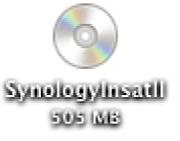 Mac OS X 의경우 1 컴퓨터에설치디스크를넣은다음, 바탕화면에서 SynologyInstall 아이콘을더블클릭합니다. 2 표시되는창에서 MacOSX 폴더를두번클릭한다음, Synology Assistant-[ 번호 ].dmg 를더블클릭합니다. 4.