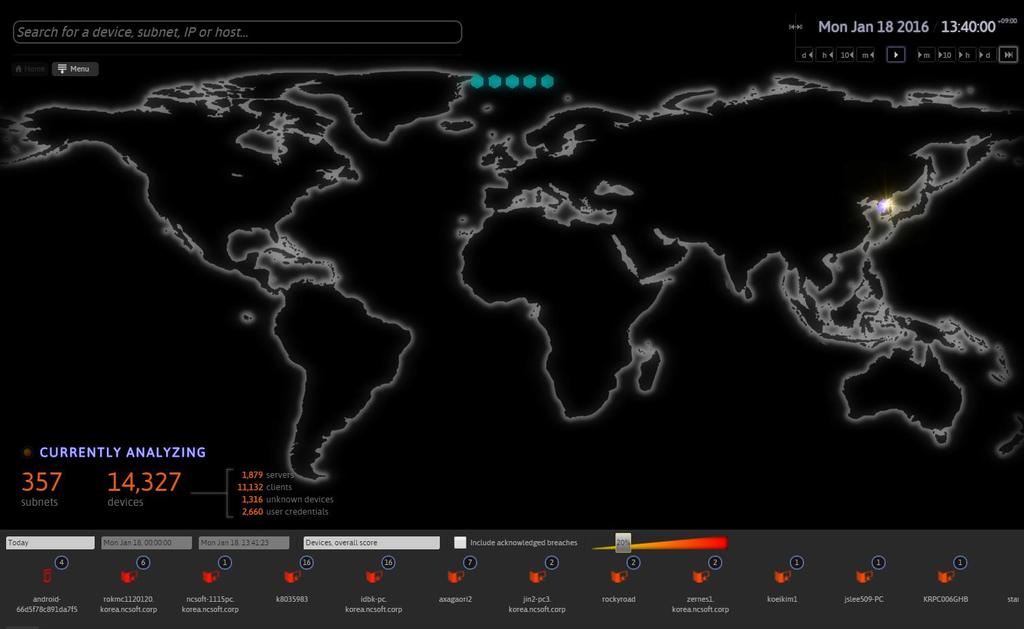 탐지및분석을위한세가지방법 User Interface Display, Logs, Graphs Advanced