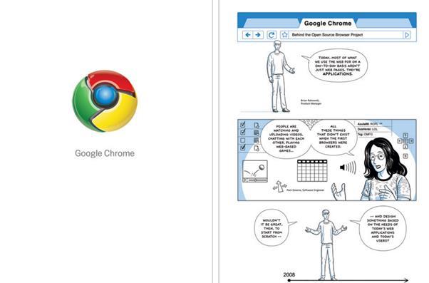 1.1 출시발표구글크롬의출시는 2008년 9월 3일에예정되어있었으나하루전인 2008년 9월 2일에발표되었다. 크롬의특징을설명하고새로운브라우저에대한관심을유발시키기위해스콧맥클라우드가그린만화가저널리스트들과블로거들에게보내졌다. 총 33페이지로구성되어있으며현재도 Google Books를통해볼수있다.