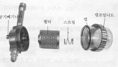 2) 운전중정전된경우는보일러를정지상태로하고전기가들어올때까지기다려주십시오. 3) 오일연료계통의공기빼기 1 오일스트레너의공기빼기방법오일스트레너상부에붙어있는공기빼기콕크를풀어서연료가나올때까지공기빼기를하여주십시오. 2 오일펌프의공기빼기방법운전스위치를 (ON) 으로오일펌프모터가회전합니다. 오일펌프횡측의공기빼기콕크를풀어서공기빼기를합니다.