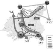 원산 ~ 함흥, 7 혜산 ~ 창바이 ( 중국 ), 8 강계 ~ 만포 ~ 지안 (