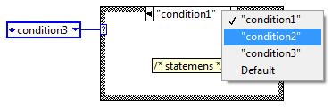 텍스트이벤트, 케이스와상응하는 LabVIEW 기능 Button B = new Button(); B.