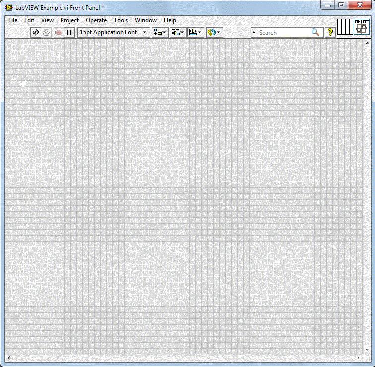 LabVIEW 프런트패널생성 컨트롤팔레트