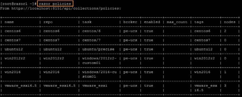 18. razor repos 를입력하여 OS 설치파일이현재저장되어있는폴더를확인합니다. 19.