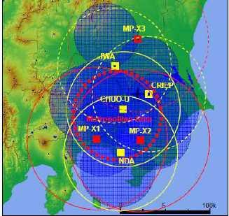 자. 방재과학기술연구소 (NIED) 의 X-NET( 일본 ) 그림