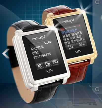 스마트시계 (Smart Watch) 의확산과전망 제품명이미지특징 Polex - 3.8cm 4.