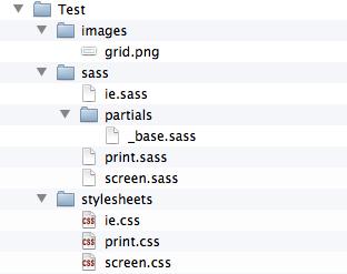Uncomment: # line_comments = false preferred_syntax = :sass 위파일의내용을보면그동안실행된옵션이내용이그대로보인다. 마지막으로기존프로젝트에추가를하는경우이다. $ cd myproject $ compass imstall blueprint --syntax sass 기존프로젝트에적용된모습이다. 6.