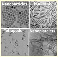 정의 - 수 nm 크기의 semiconductor nanoparticle 반도체를 10nm 이하로화학적합성제조한것.
