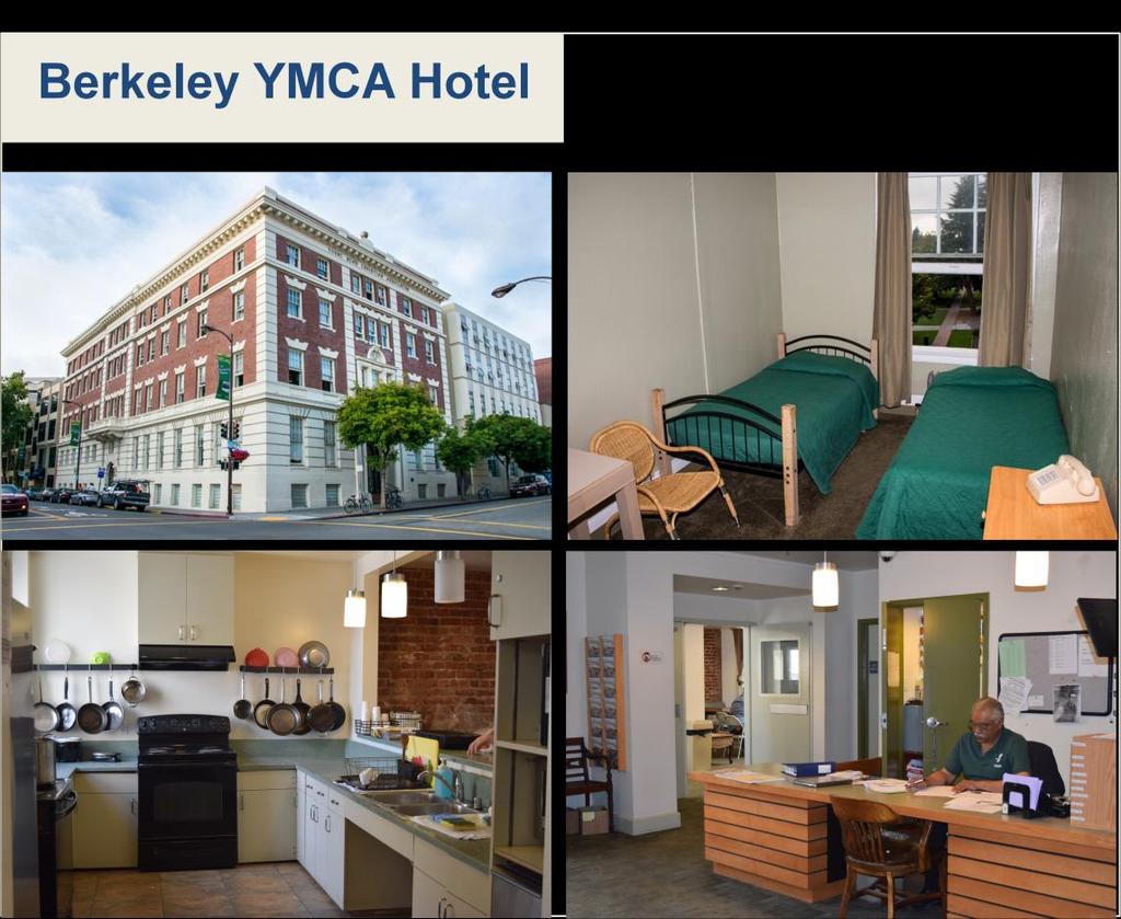 8-2 Berkeley YMCA Hotel (3인1실) 거주지역 : 2001 Allston Way Berkeley, CA 94704 주변환경 : 버클리시내중심에위치, 쇼핑센터, 레스토랑도보이용가능 숙박배치계획 : 3인 1실기준 식사유형