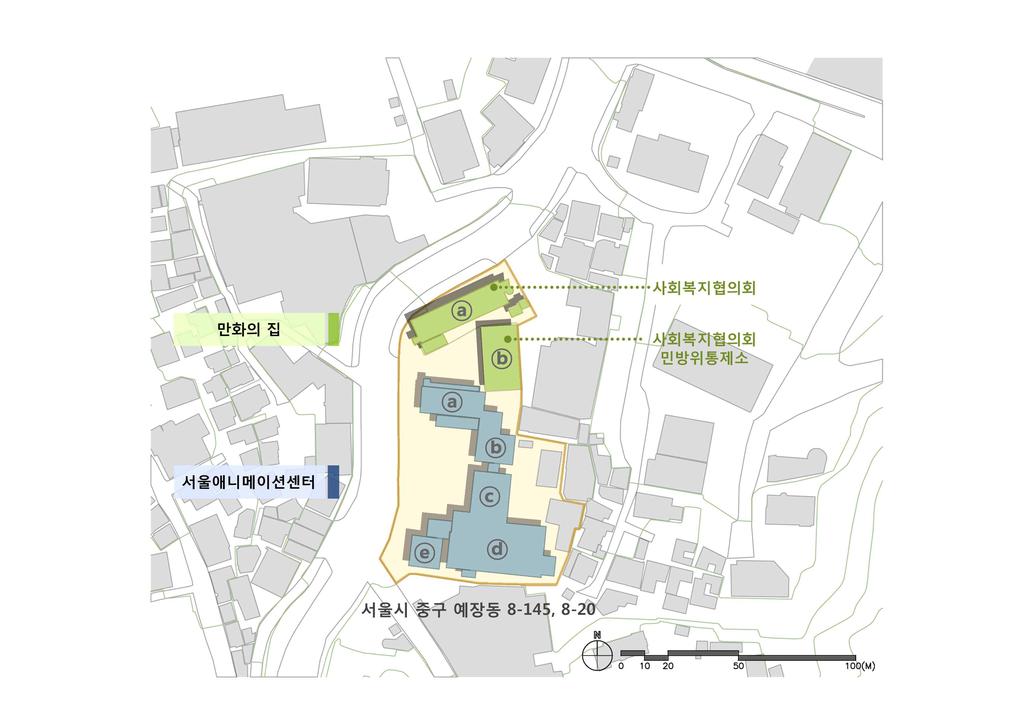 건물배치도 (2) 교통현황