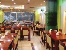 It provides Korean buffet dining for breakfast and variety of a la carte during lunch time for office works around.