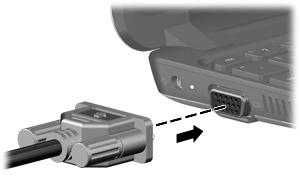 비디오 컴퓨터의오디오설정을확인또는변경하려면시작 > 제어판 > 하드웨어및소리 > 소리를선택합니다. 이컴퓨터는다양한비디오기능을가지고있습니다. 영화보기 인터넷게임 사진과비디오를편집하여프레젠테이션만들기 외부비디오장치연결 외장모니터또는프로젝터연결 VGA 케이블 ( 별매 ) 을사용하여모니터또는프로젝터와같은외부디스플레이를컴퓨터의외부모니터포트에연결합니다.