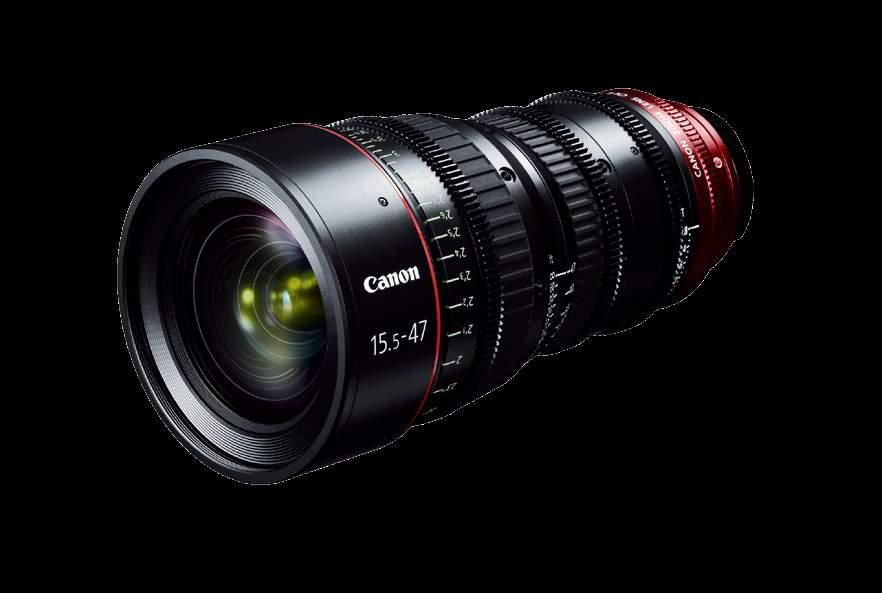 COMPACT ZOOM Lens CN-E15.5-47mm T2.8 L S/SP 소형, 경량디자인의 3.0x 줌, 광각 4K 렌즈 슈퍼 35mm 상당, APS-C 센서크기대응 M.O.D. ( 최단촬영거리 ) 0.