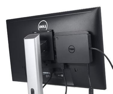 3개의 Full HD 디스플레이, 2개의 4K 디스플레이 또는 1개의 5K 디스플레이 연결 Dell 노트북 컴퓨터와 함께 사용할 경우 비즈니스 지원 기능