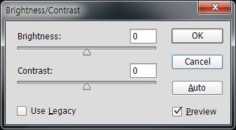 30. Brightness/Contrast Image( 이미지 ) > Adjustments( 조정 ) > Brightness/Contrast( 명도 / 대비 ) - Brightness( 명도 ) : 이미지밝기