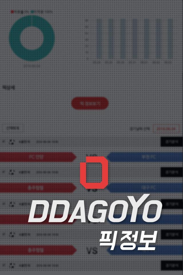 3. 가칭 DDAGOYO 스포츠포털운영계획 - 콘텎츠설명 : 스포츠픽정보 ( 특허춗원중 ) 스포츠스코어보드 - 축구, 농구, 하키, 배구, 야구, 미식축구, LOL, 스타등젂종목스포츠경기정보, 실시갂데이터, 상대젂적등데이터이용이가능하며상대젂적, 상대젂적, 포메이션정보, 선수정보, SNS 데이터,