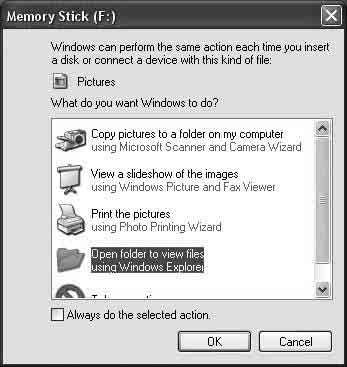 2 단계 : 컴퓨터로화상복사하기 Windows 의경우여기에서는화상을 "My Documents"(Windows Vista 의경우 :