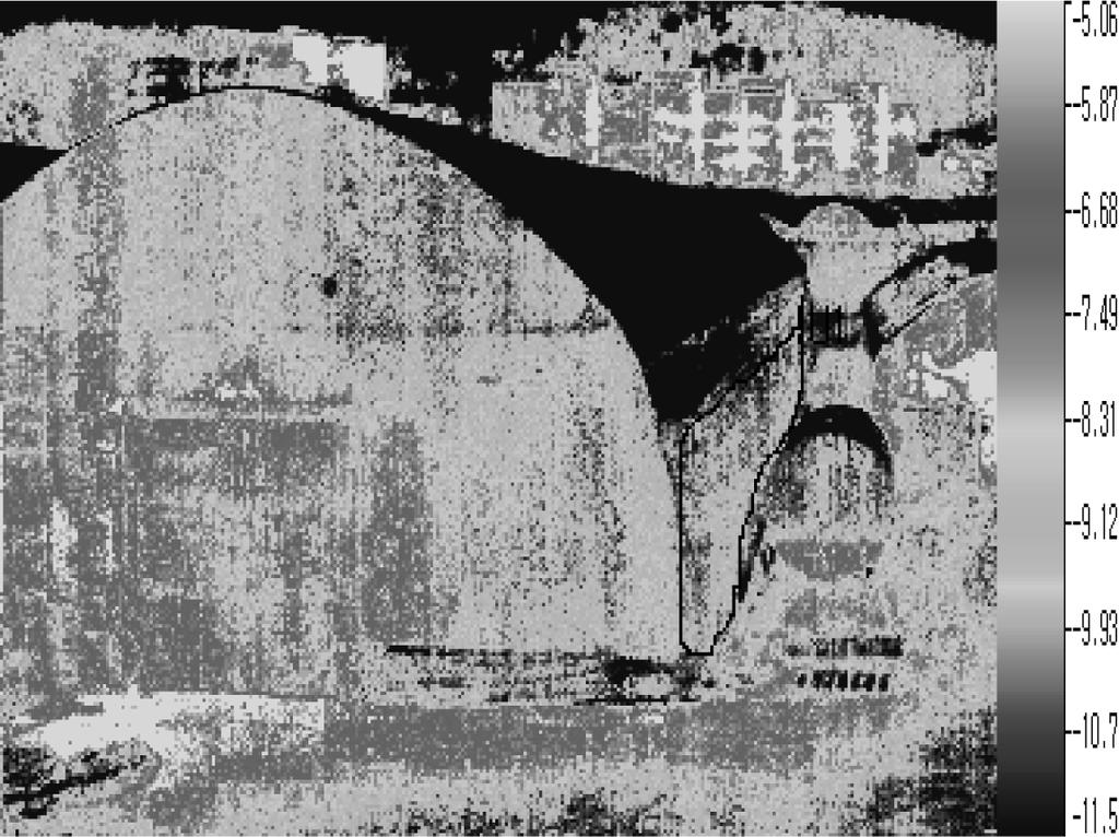 1 2 3 4 5 6 7 8 Table 3 Comparison of calculated heat transmission loss and Infrared thermal image heat loss Covering status (0.13mm) (outside: 0.2mm, inside : 0.