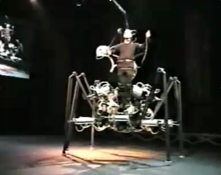 자아의확장개념 Exoskeleton by Stelarc, 2003
