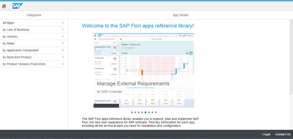 SAP Fiori Apps Reference Library www.sap.