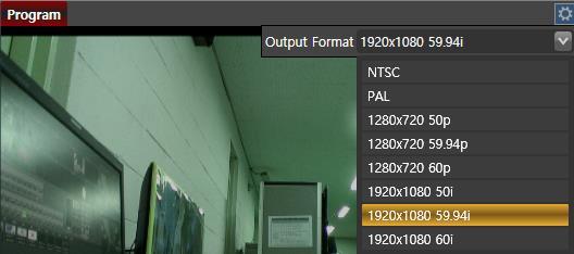 7-5. 출력포맷의설정에대하여 3 개의출력에는각각신호포맷, 해상도등을설정합니다. Output Format 출력의해상도를설정합니다. 표준 HDTV방송신호는 1920*1080 59.94i 입니다. 다양한입력신호가사용가능하지만신호변환과정에서화질, 화면의크기등이변동될수있으므로입력해상도와출력해상도는동일하게설정하는것이좋습니다.