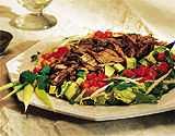샐러드 Shanghai Beef Salad ( 상하이비프샐러드 ) 양지 스테이크 굽기