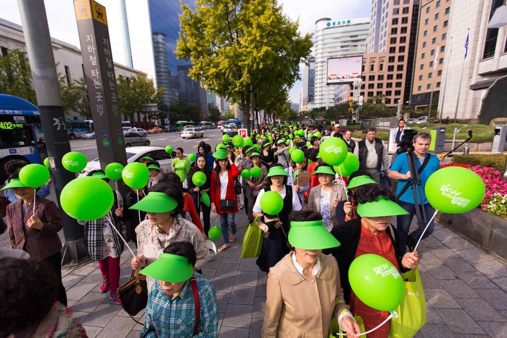 4) 호스피스완화의료 걷기 캠페인 개최 - 일시 : 2014년 10월 8일(수)