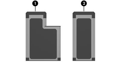 ExpressCard ExpressCard 는고성능의차세대 PC 카드이며반드시 ExpressCard 슬롯에넣어야합니다. 표준 PC 카드와마찬가지로 ExpressCard 는 PCMCIA(Personal Computer Memory Card International Association) 의표준규격을준수합니다.