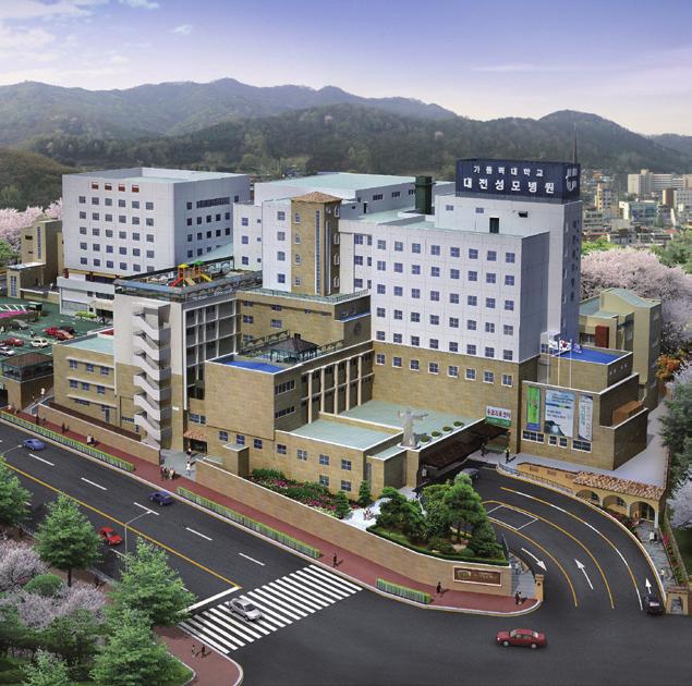 질을 향상에 기여하는 중부권의 중추적 의료기관, 대전성모병원입니다. 한마음 한뜻으로 양질의 의료서비스를 실현하는 병원, 인천성모병원입니다.
