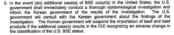 아니라 ) 미국으로부터수입해야하는쇠고기는항상 SRM을제외한모든월령의쇠고기이고, 이것이국민건강에미치는해악의정도가촛불시위가거세다고더하고, 그렇지않다고해서덜한것이아닌것이다.